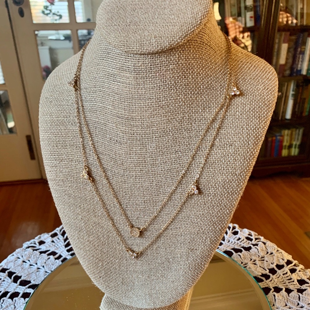 Chloe and Isabel Pave Circle Layer Necklace